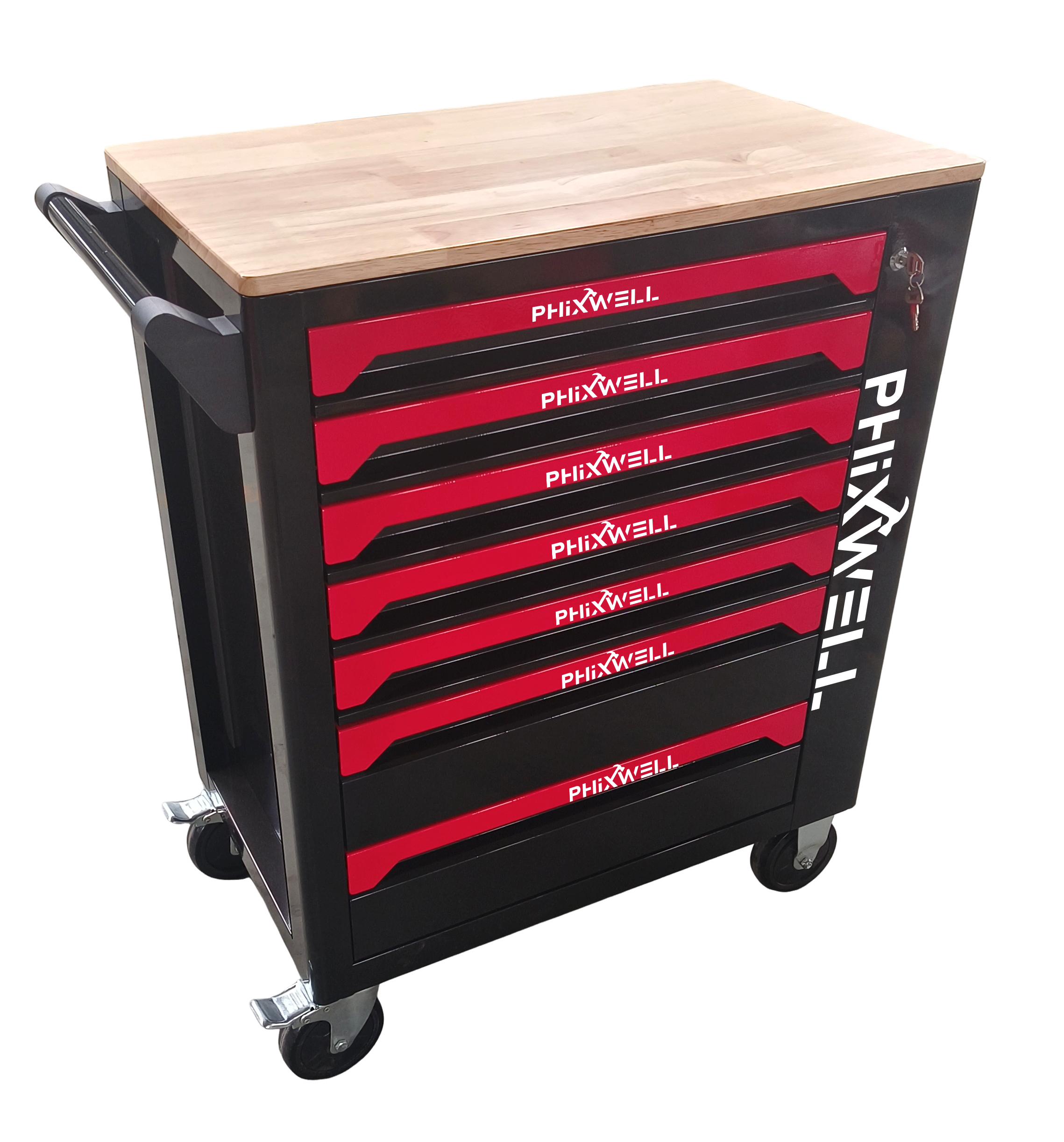 719507 PHIXWELL 7 drawers tool cabinet na may countertop