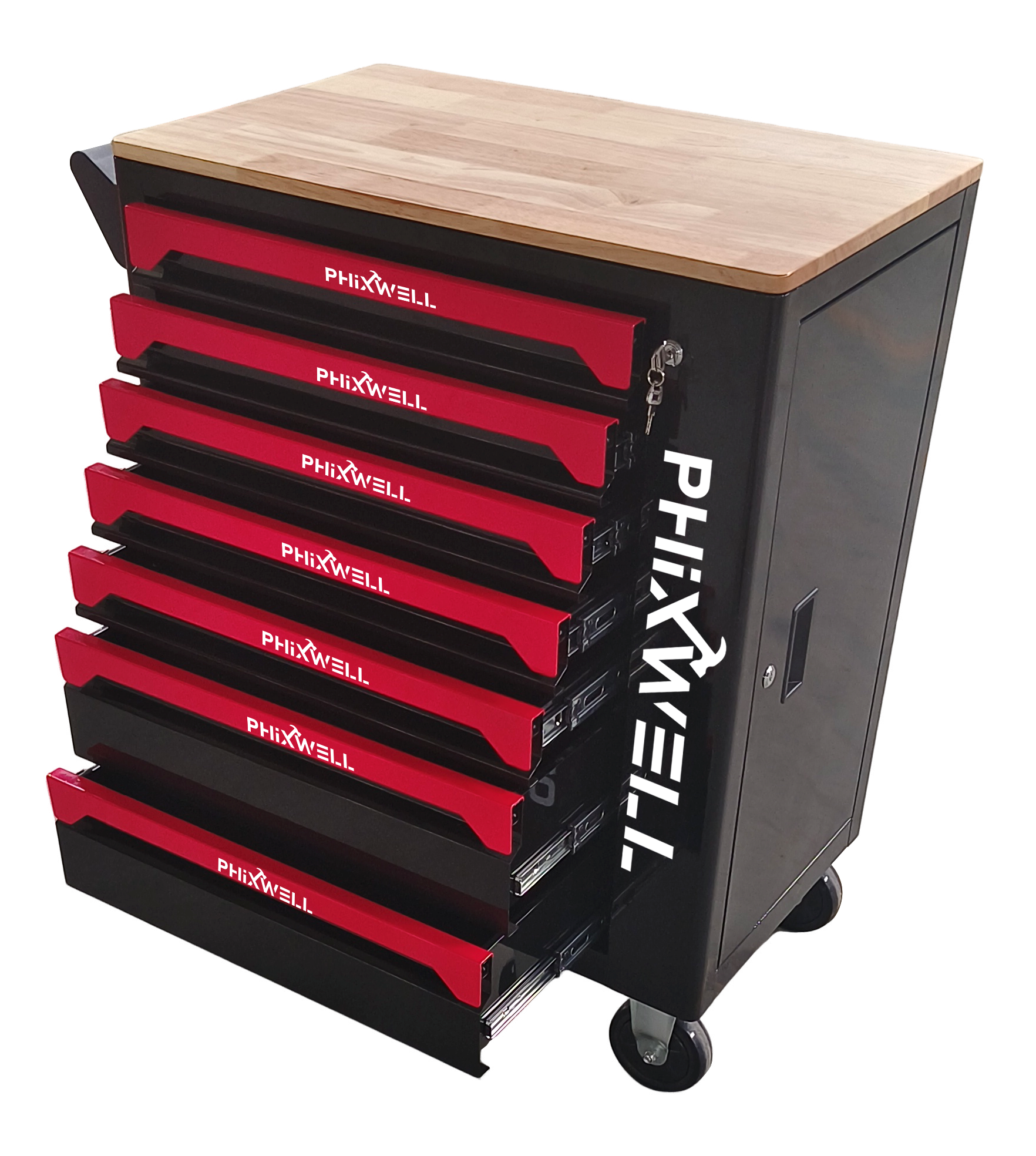 719507 PHIXWELL 7 drawers tool cabinet na may countertop
