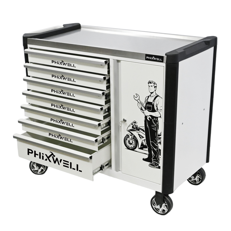719516 PHIXWELL 7 drawer bagong modelong tool cabinet