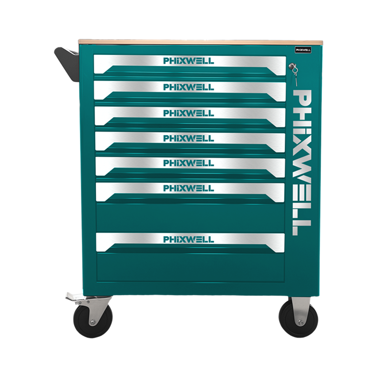 719507 PHIXWELL 7 drawers tool cabinet na may countertop