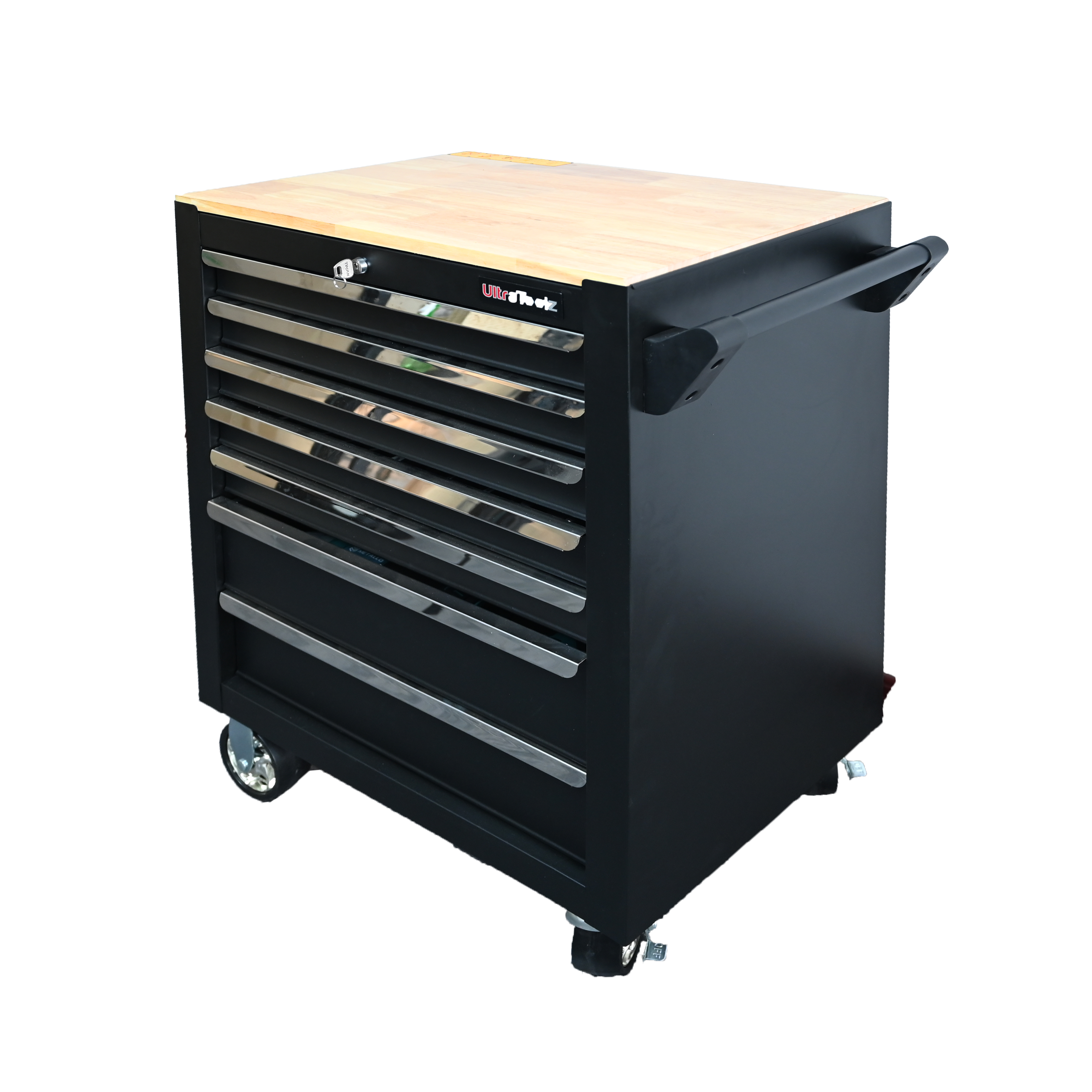 719506 PHIXWELL 7 drawers storage cabinet na may countertop na gawa sa kahoy