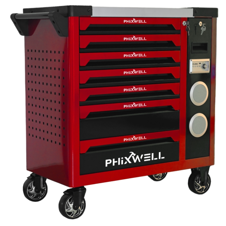719512 PHIXWELL bagong modelong tool cabinet na may speaker