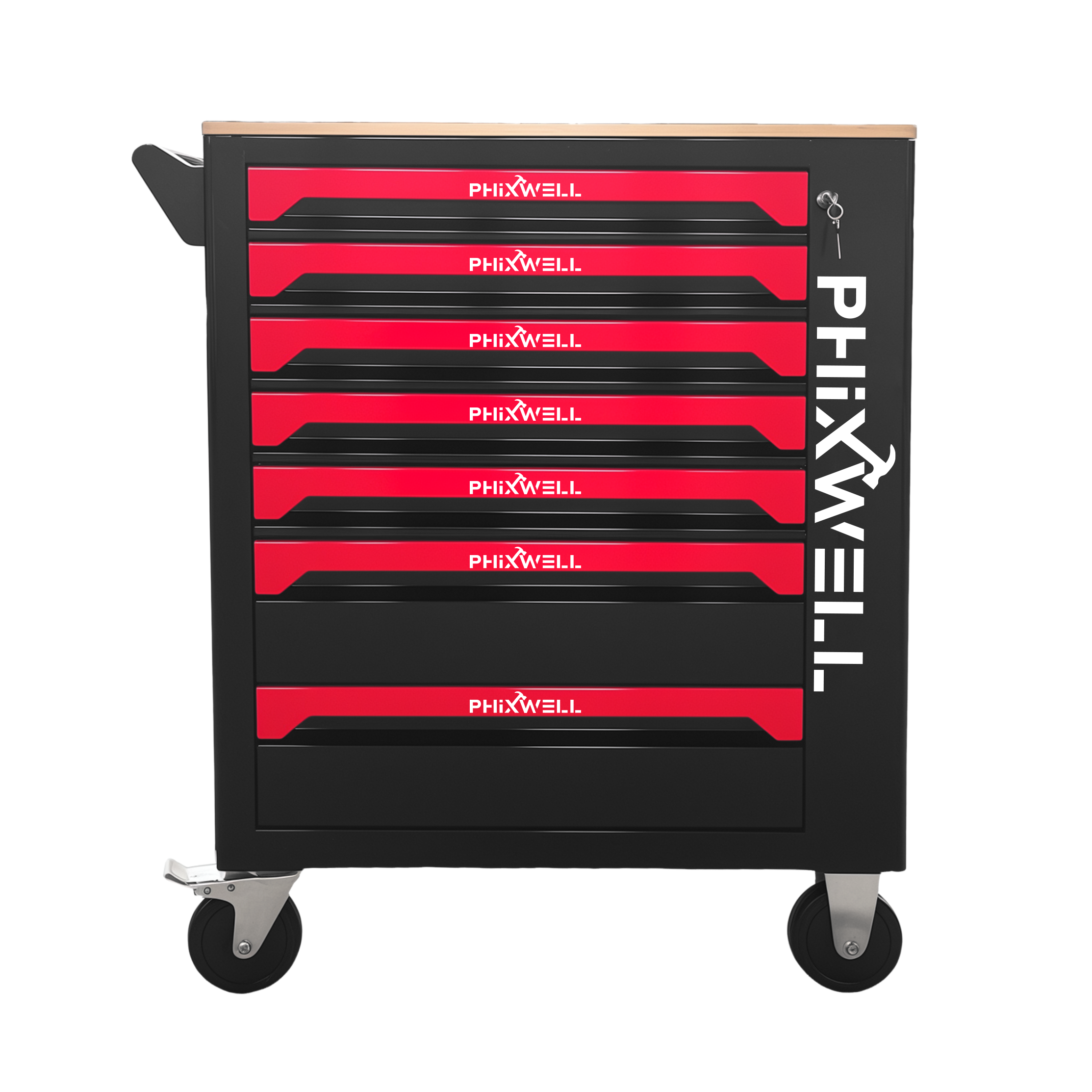 719507 PHIXWELL 7 drawers tool cabinet na may countertop