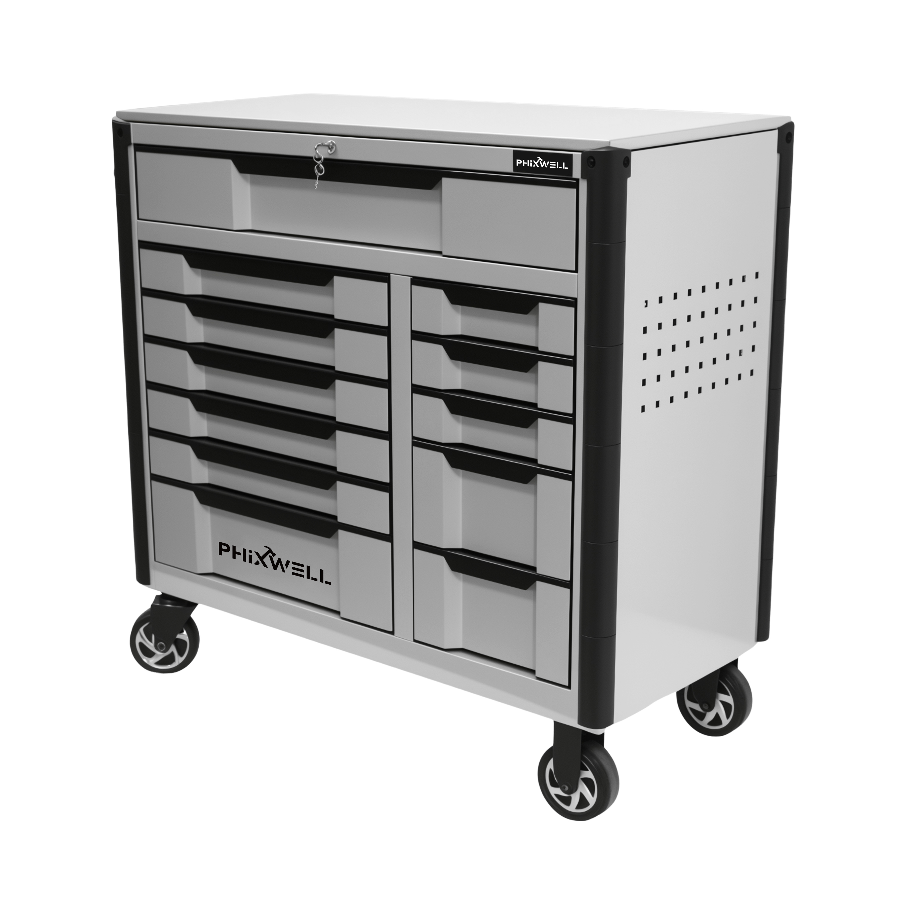 719517 BAGONG paglulunsad PHIXWELL 12 drawers tool cabinet