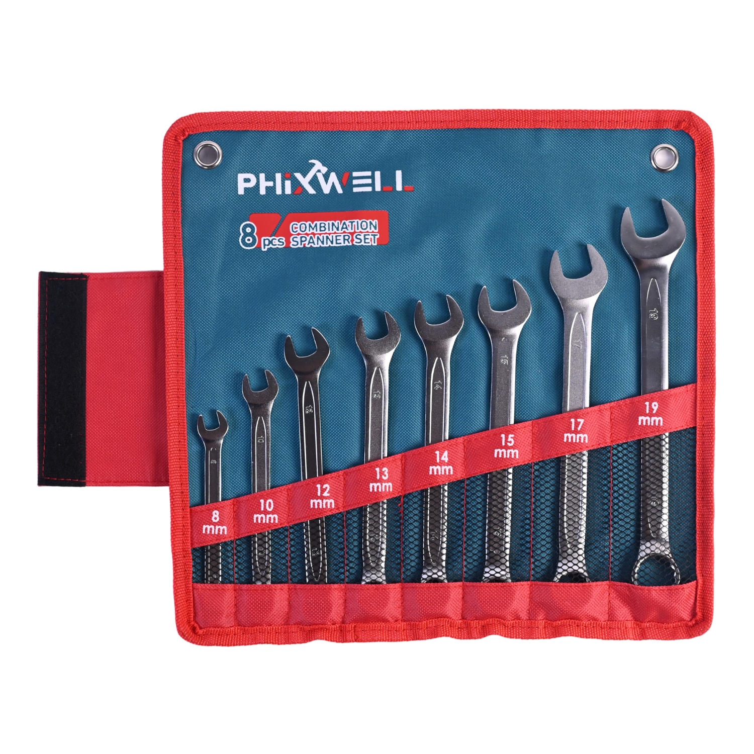 717531 PHIXWELL 8 PCS combination wrench set