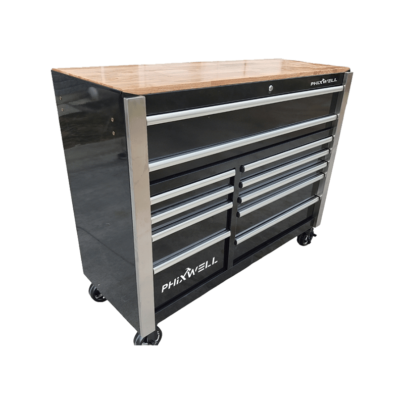 719520PHIXWELL 11 drawer Tool Cabinet na may 377pcs Tool Set
