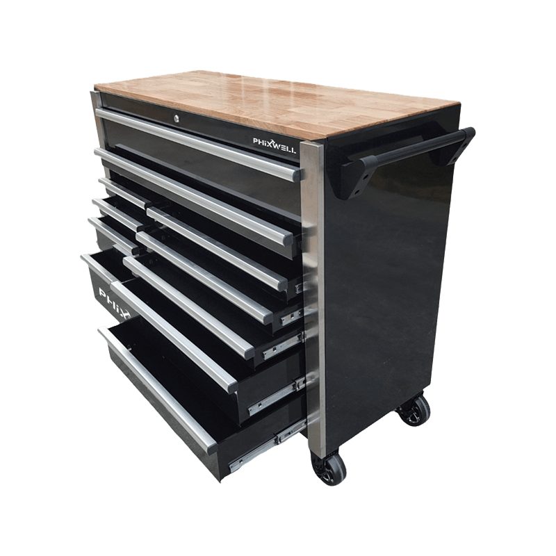 719520PHIXWELL 11 drawer Tool Cabinet na may 377pcs Tool Set