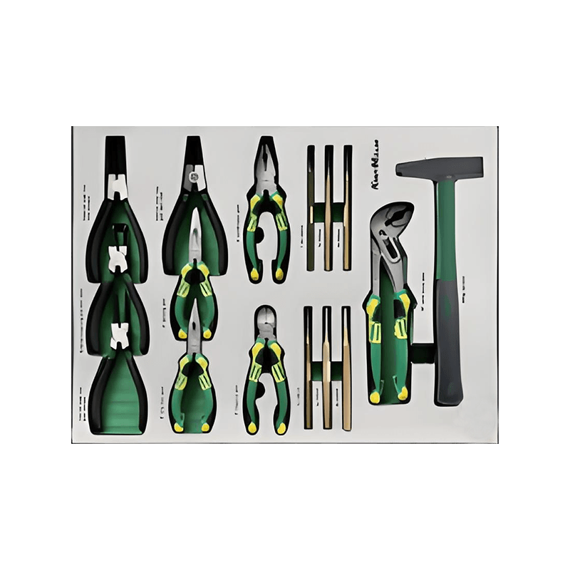 719509 PHIXWELL 7 drawers tool storage cabinet na may 309pcs tool set